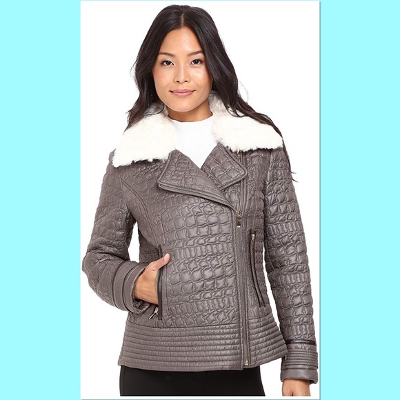 DROPPED $ VIA SPIGA NEW ASYMMETRICAL WARM JACKET - Picture 3 of 5